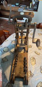 Stoeltjesboor met boren, Ophalen, Gebruikt, Spinnewiel