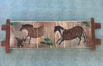 Spaans tegeltableau met paarden op tegels, Ophalen of Verzenden