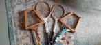 Vintage houten tennisrackets, Sport en Fitness, Tennis, Ophalen of Verzenden, Gebruikt, Racket, Overige merken