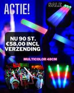 Halloween special! Led Foam Sticks RGB Multicolor 48CM, Hobby en Vrije tijd, Feestartikelen, Verzenden, Nieuw, Feestartikel, Carnaval