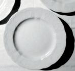 Seltmann Weiden set witte borden relief rand, Ophalen of Verzenden, Zo goed als nieuw, Bord(en), Overige stijlen