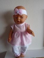 Setje met broderie tuniekje of broekje voor de baby born pop, Ophalen of Verzenden, Nieuw, Babypop