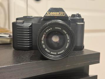 Canon T50 Analoge Camera met 35-70mm Lens beschikbaar voor biedingen