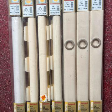 Rolgordijnen kleur beige. Nieuw !  beschikbaar voor biedingen