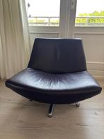 Draaifauteuil leer, Huis en Inrichting, Fauteuils, Ophalen, Gebruikt, Minder dan 75 cm, Leer