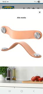 Östernas leren handgrepen 2 x 2 stuks, Ophalen of Verzenden, Nieuw