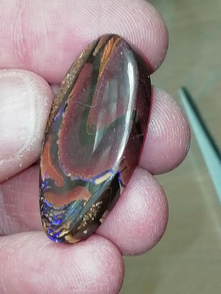 Boulder opaal, Sieraden, Tassen en Uiterlijk, Edelstenen, Zo goed als nieuw, Ophalen of Verzenden