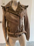 Ice iceberg leer jasje biker model maat s, ., Beige, Ophalen of Verzenden, Zo goed als nieuw