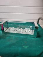 waxinelicht houder spiegelglas, Ophalen of Verzenden, 'T Olde Gre-j, Info@toldegrej.nl, Endepoelstraat 20f Didam