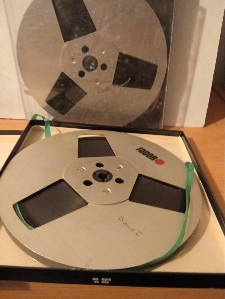 Aluminium afspeel  band van het merk Fodor, Audio, Tv en Foto, Bandrecorders, Ophalen of Verzenden