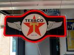 Vintage Texaco Lichtbak / Reclamebord, Verzamelen, Gebruikt, ., Lichtbak of (neon) lamp, Ophalen of Verzenden