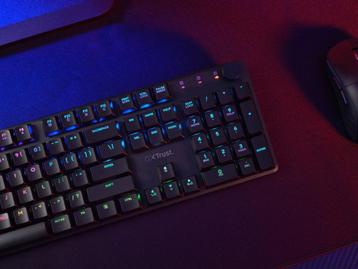ZGAN Trust GXT 868 Torix QWERTY RGB-toetsenbord beschikbaar voor biedingen