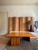 Vintage grenen houten Glostrup salontafel Deens l1.20cm, Huis en Inrichting, 50 tot 100 cm, Minder dan 50 cm, 100 tot 150 cm, Grenenhout