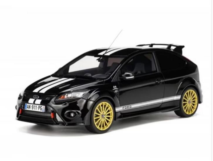 Ford Focus MK2 RS Le Mans Black 2010 OTTO MOBILE 1/18 OT1008, Hobby en Vrije tijd, Modelauto's | 1:18, Nieuw, Auto, OttOMobile