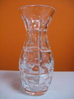 retro vintage kristal glazen optische lens vaas, Ophalen of Verzenden