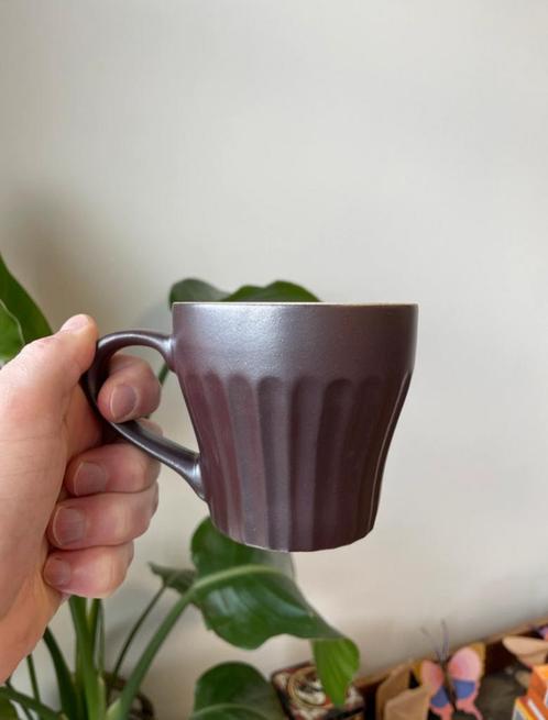 Mok met oor Bruin House Doctor Berica (set van 6), Huis en Inrichting, Keuken | Servies, Nieuw, Kop(pen) en/of Schotel(s), Overige stijlen