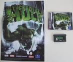 GBA Game *** THE INCREDIBLE HULK *** Inclusief poster, Ophalen of Verzenden, Vanaf 12 jaar, Zo goed als nieuw, Avontuur