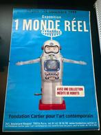 Vintage affiche robot tentoonstelling Fondation Cartier, Verzamelen, Posters, Deurposter of groter, Ophalen of Verzenden, Overige onderwerpen