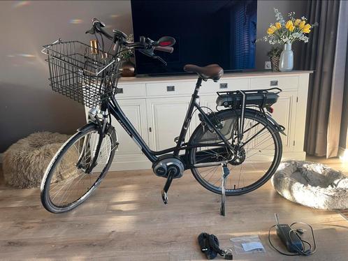 Batavus Milano Elektrische Fiets Met Bosch Middenmotor, Fietsen en Brommers, Elektrische fietsen, Gebruikt, Batavus, 55 tot 59 cm