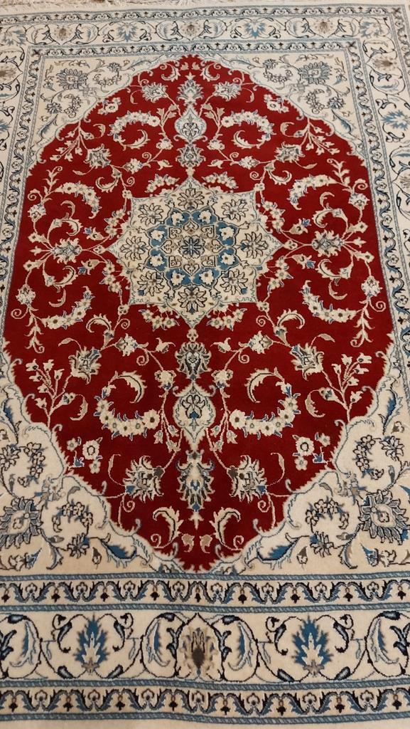 Perzisch Tapijt Nain met zijde Maat.2.00x3.00, Huis en Inrichting, Stoffering | Tapijten en Kleden, Nieuw, 150 tot 200 cm, 200 cm of meer