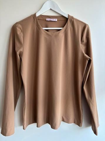 Studio Anneloes nieuw travel shirt in camel mt XXL beschikbaar voor biedingen