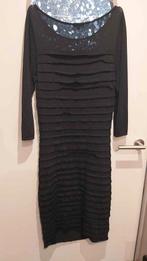 Claudia Sträter, jurk mt (40) 42, zwart, Kleding | Dames, Jurken, Maat 38/40 (M), Zwart, Ophalen of Verzenden, Zo goed als nieuw