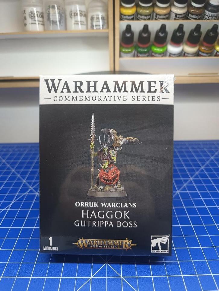 Warhammer Age of Sigmar Haggok Gutrippa Boss Set 2, Hobby en Vrije tijd, Wargaming, Nieuw, Warhammer, Figuurtje(s), Geverfd, Ophalen of Verzenden