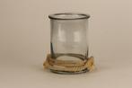 Glazen vaas, pot, Huis en Inrichting, Woonaccessoires | Vazen, Overige kleuren, Ophalen of Verzenden, Minder dan 50 cm, Glas