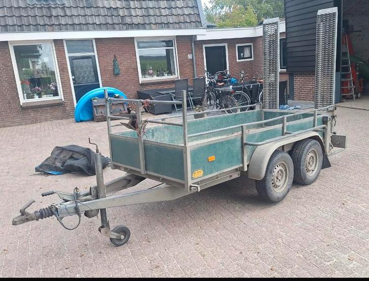 Hapert 2 tons aanhanger, Auto diversen, Aanhangers en Bagagewagens, Zo goed als nieuw, Ophalen