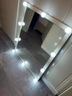 Z.g.a.n. spiegel met led verlichtingen te koop, Huis en Inrichting, Woonaccessoires | Spiegels, Ophalen, Minder dan 50 cm, Zo goed als nieuw