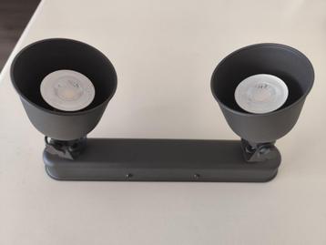 Ikea Hektar plafondlamp met twee spots beschikbaar voor biedingen