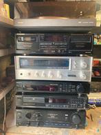 Oude audio Tuner Platenspeler Cassettedeck, Ophalen, Gebruikt, Cassettedeck, Overige merken