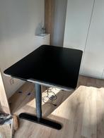 Zwart elektrisch zit-sta bureau IKEA, Huis en Inrichting, Bureaus, Ophalen, Elektrisch, Gebruikt, Stabureau