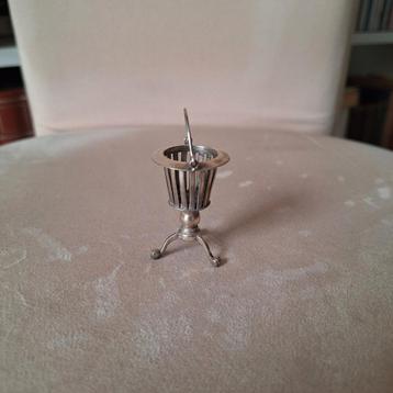 Miniatuur Zilveren Vuurkorf beschikbaar voor biedingen