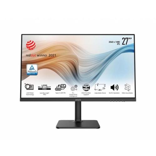 MSI MD271QP QHD Monitor/paneel  USB C -IPS-27 inch- speaker, Computers en Software, Monitoren, Zo goed als nieuw, 61 t/m 100 Hz