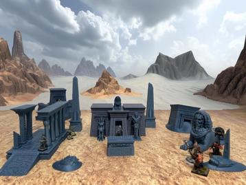 Warhammer Fantasy Old World Tomb Kings leger terrein set  beschikbaar voor biedingen