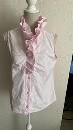 Blouse met Roezel Roze Maat 40 Merk Blu El Mouwloos, Blu El, Zo goed als nieuw, Roze, Ophalen