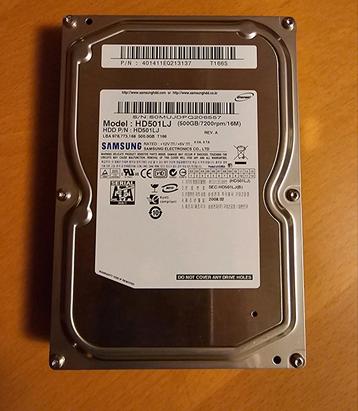 Samsung 500GB HDD - HD501LJ beschikbaar voor biedingen