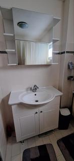 Badkamer meubel met spiegelkast erboven, 50 tot 100 cm, Minder dan 100 cm, 25 tot 50 cm, Spiegelkast