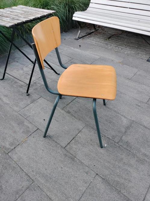 Vintage bureau stoel., Huis en Inrichting, Bureaustoelen, Gebruikt, Bureaustoel, Grijs, Ophalen