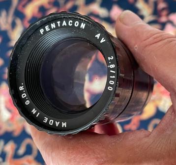 Pentacon AV (made in GDR) 100mm f2.8 (gelijk Diaplan 100mm) beschikbaar voor biedingen