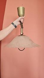 Vintage hanglamp, Huis en Inrichting, Lampen | Hanglampen, Ophalen, Gebruikt, Glas, Minder dan 50 cm