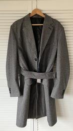 Italiaanse mantel/jas, wol, Antonio Fusaro, mt 56, NIEUW, Ophalen of Verzenden, Zo goed als nieuw, Maat 56/58 (XL), Grijs