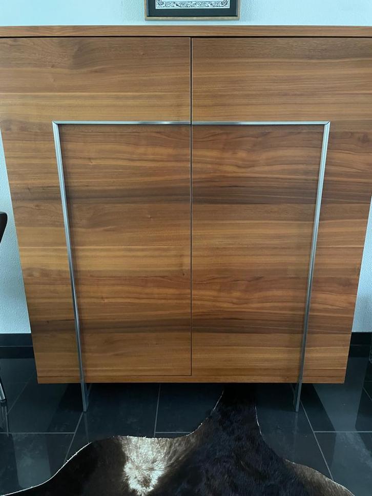 Bert plantagie, Dressoir/Kast serie Vision - Premium noten, Huis en Inrichting, Kasten | Dressoirs, Zo goed als nieuw, 100 tot 150 cm