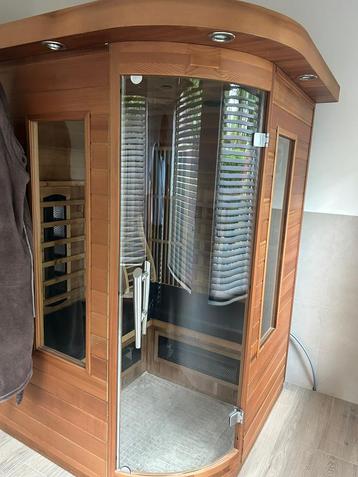 Infrarood hoek zit sauna izgs met vele extra’s beschikbaar voor biedingen