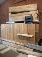 Eiken houte kasten, Ophalen of Verzenden, Zo goed als nieuw, 250 cm of meer, Balken