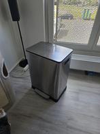 Pedaalemmer - zilverkleurig - 2x30 liter Xenos, Met pedaal, 50 tot 75 cm, Ophalen of Verzenden, Zo goed als nieuw