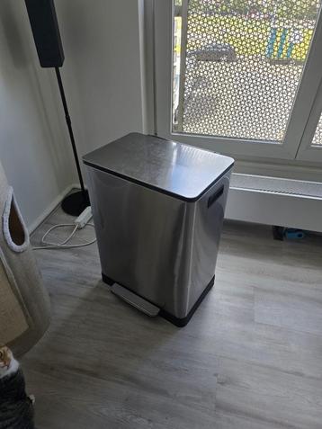 Pedaalemmer - zilverkleurig - 2x30 liter Xenos beschikbaar voor biedingen