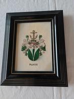 FAMILIEWAPEN PLUGGE op linnen geschilderd, Ophalen of Verzenden