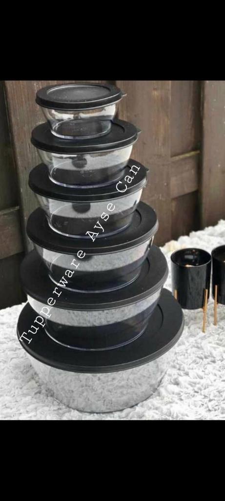 Nieuwe clear set van tupperware +gratis verzending, Huis en Inrichting, Keuken | Tupperware, Nieuw, Overige typen, Ophalen of Verzenden